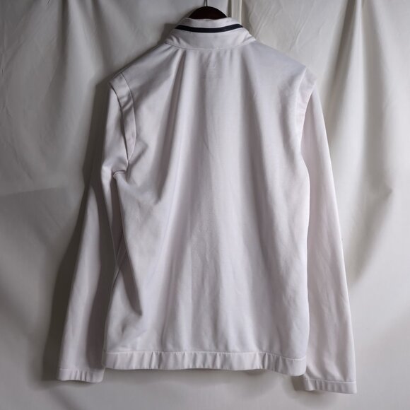 Armani Exchange Men's White/Red/Blue Full Zip Collared Jacket, Medium - Picture 2 of 8